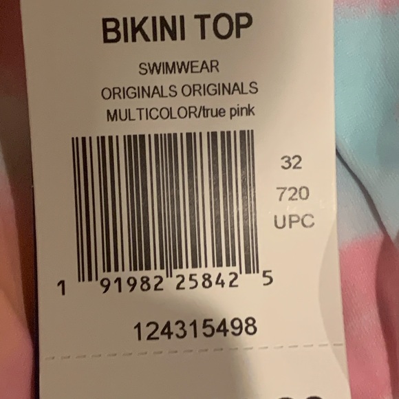 Adidas Originals pink tie dye bikini top - Picture 8 of 11